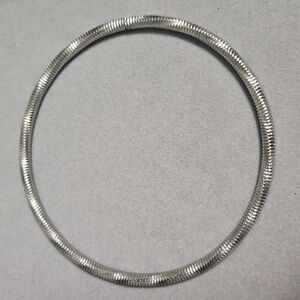 Elegant Silver-Tone Bangle Bracelet